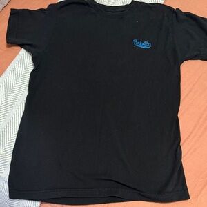Brixton Black Tee with Blue Logo